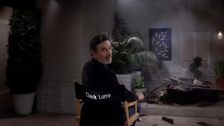 Chuck Lorre in the final scene from the Two and a Half Men finale