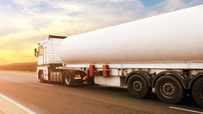 fuel tanker driving