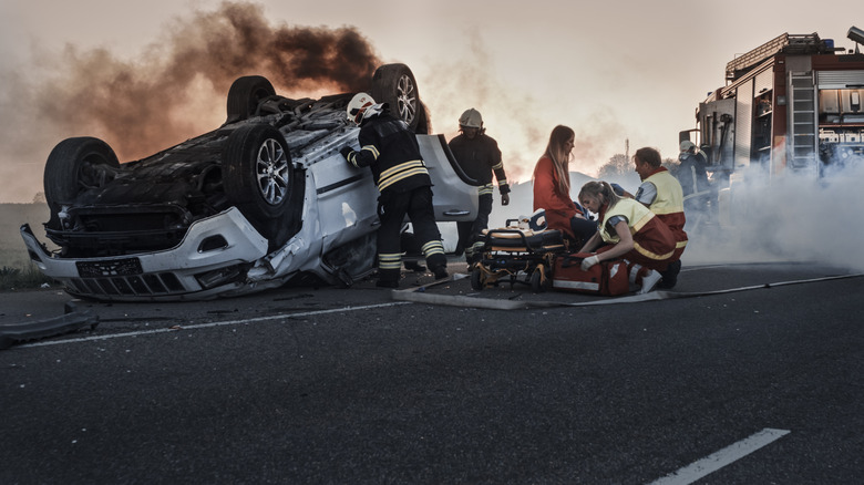 car crash paramedics