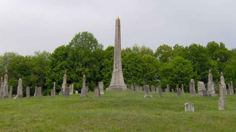 The Fraterville Miners' Circle at Leach Cemetery