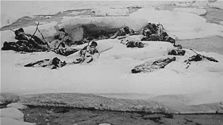 the aftermath of the Viking explosion 