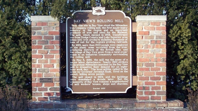 Bay View Massacre memorial