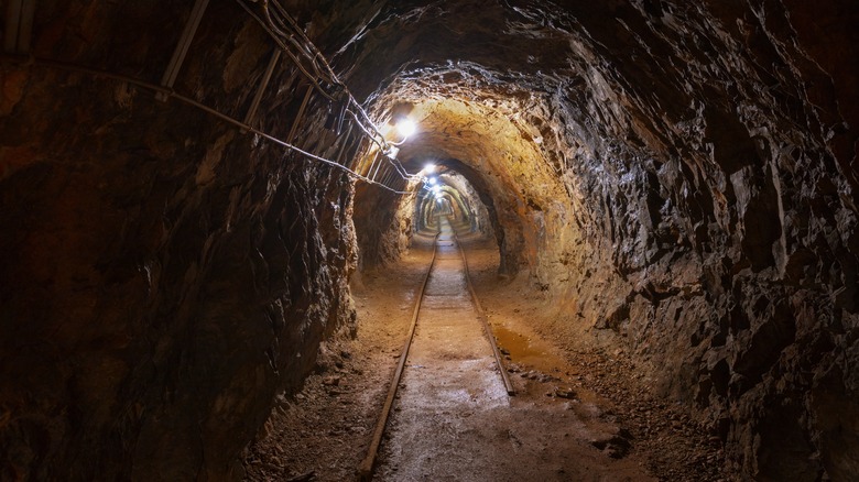 An old mining tunnel