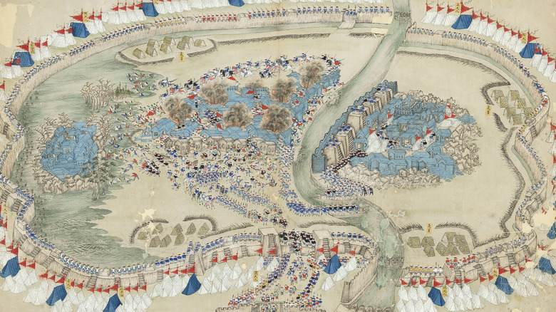 map of Taiping Revolt