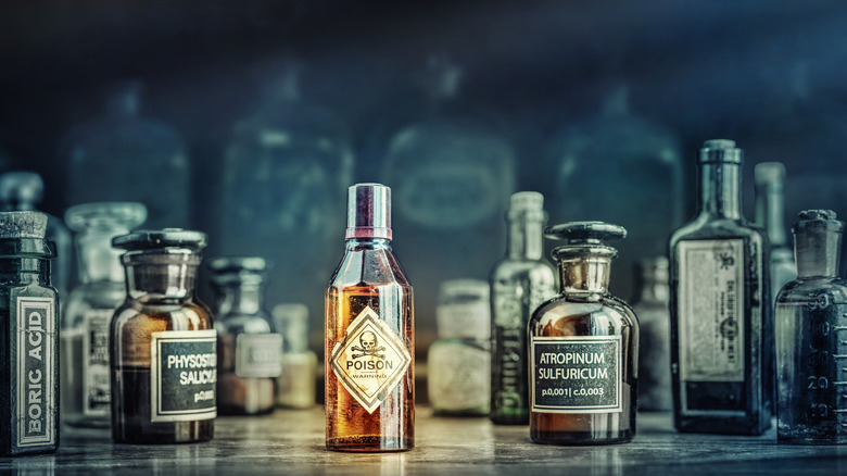 Old pharmacy bottles