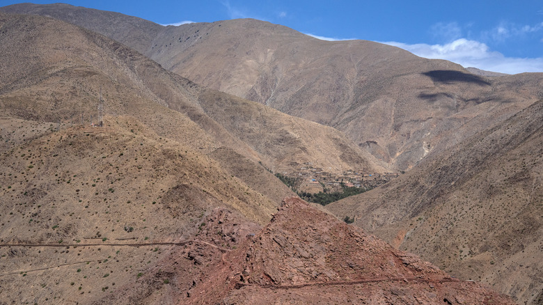 village in the Atlas Mountains Morocco