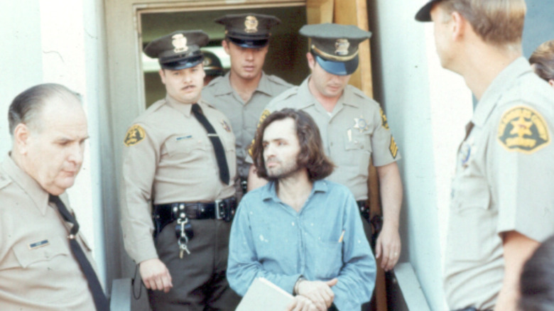 Manson in custody
