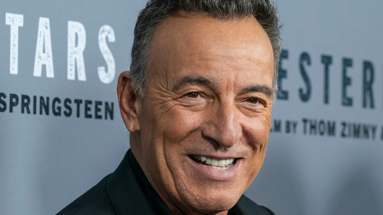 Bruce Springsteen smiling