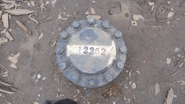 top of sealed Kola Superdeep Borehole