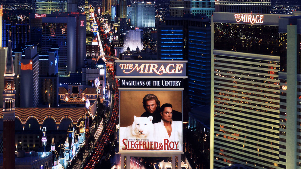Siegfried and Roy show sign