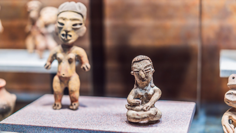 Artifacts from the Museum of Anthropology in New Mexico