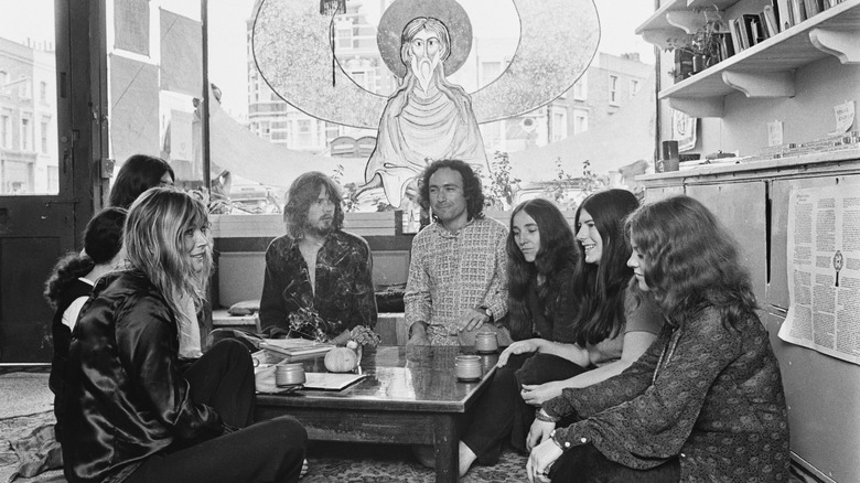 Wiccans meet for a ceremony