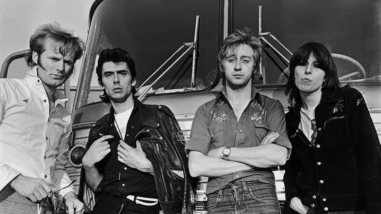 The Pretenders in black and white