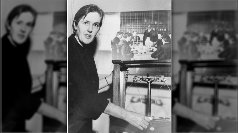Dr. Frances Kelsey in lab