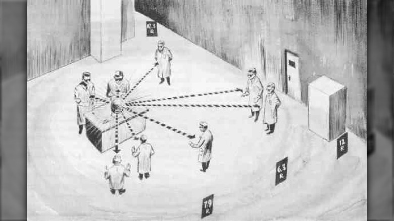 diagram of slotin's experiment