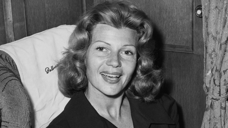 Rita Hayworth smiling