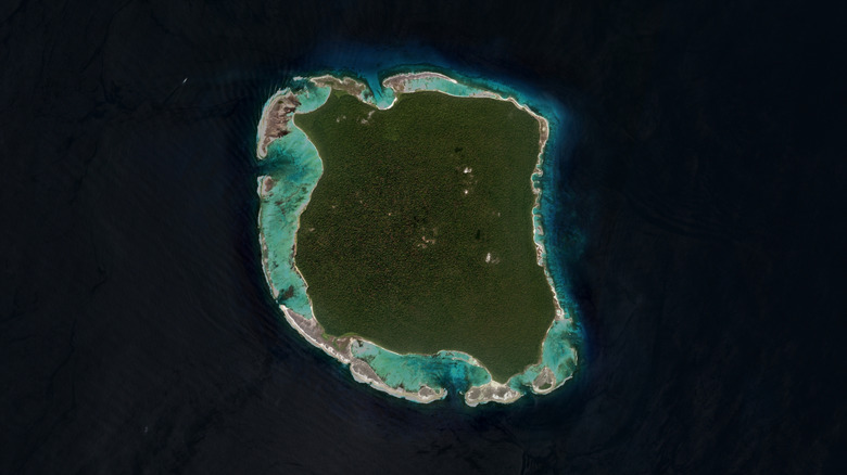 north sentinel island satellite image