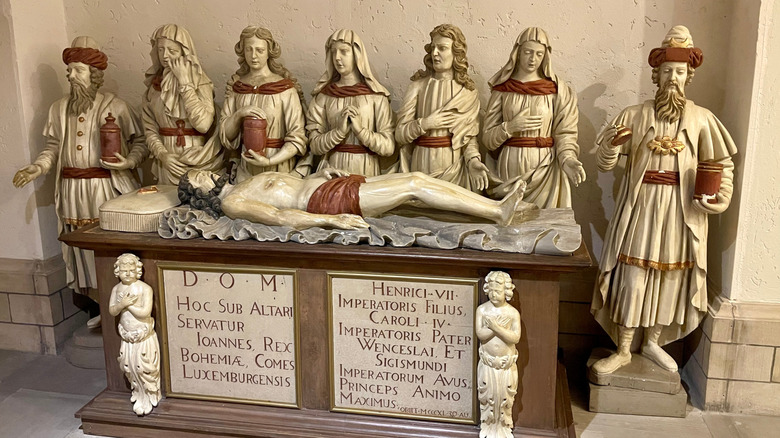tomb of king john the blind of bohemia