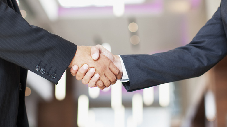 shaking hands