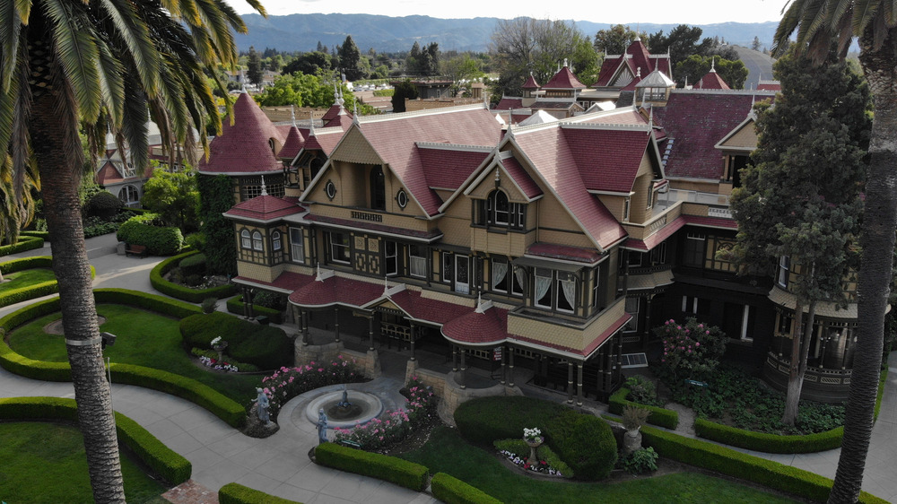 Winchester Mystery House aerial view