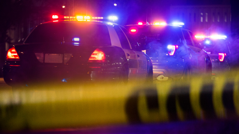 Police on the scene