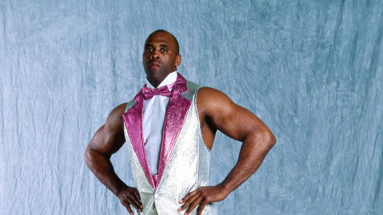 Virgil posing for a photo in WWE