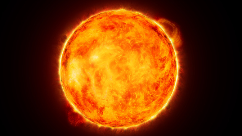 sun in space