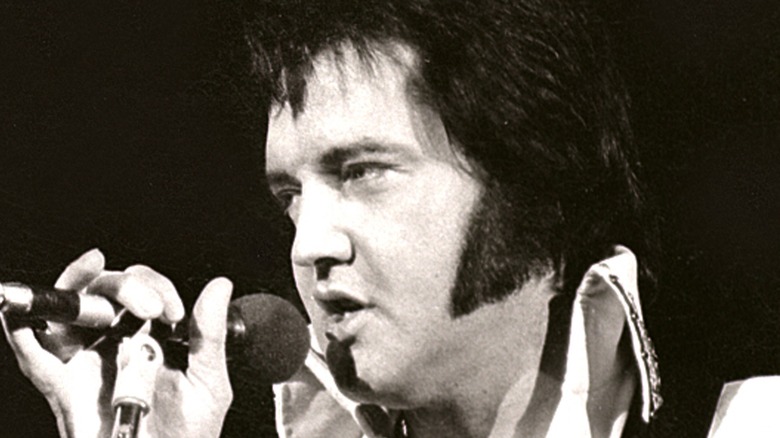 Elvis Presley singing