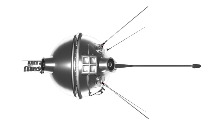Model of the Soviet Luna 1 and 2 probes