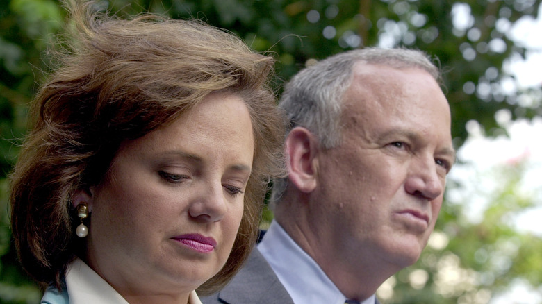 John and Patsy Ramsey looking out