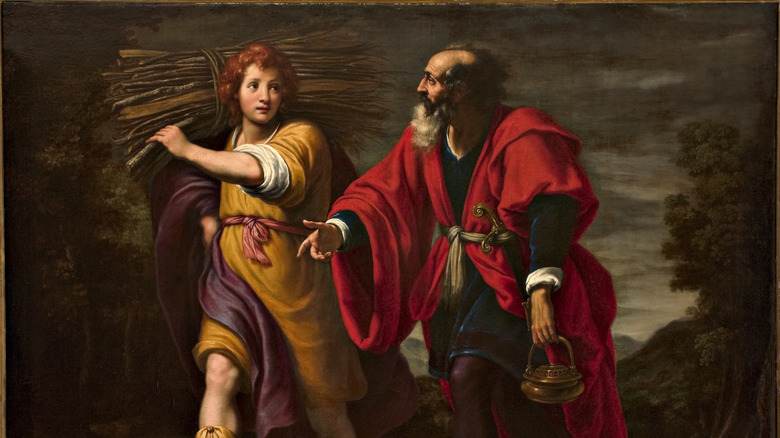 Matteo Rosselli, Abraham and Isaac walking together