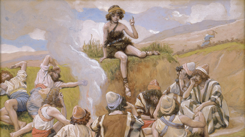 Joseph Reveals His Dream to His Brethren in a field