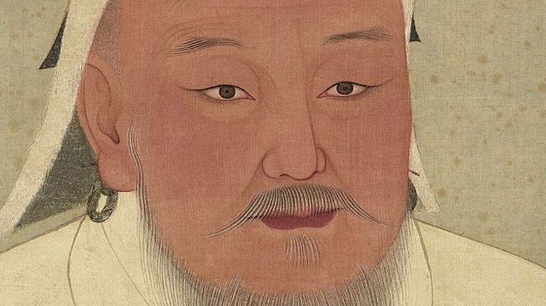 Drawing of Genghis Khan