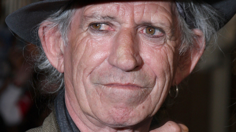 Keith Richards smiling