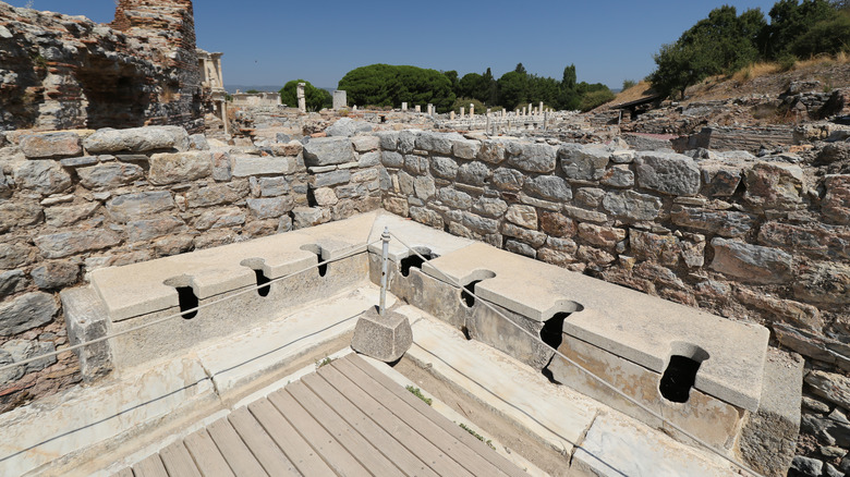 Roman bathroom ruins of Ephesus
