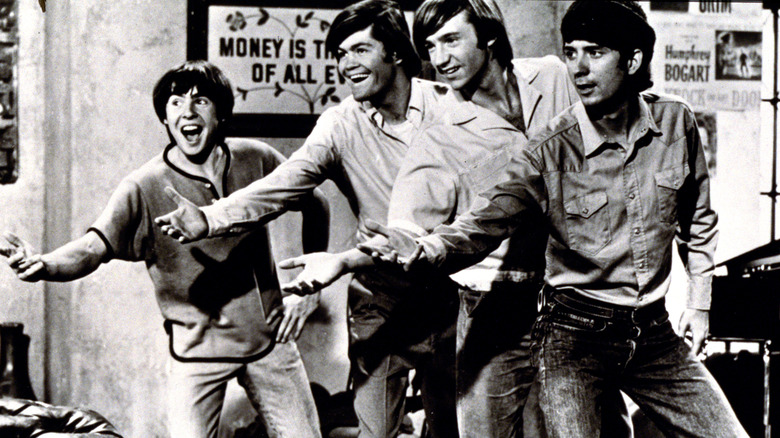 The Monkees on set