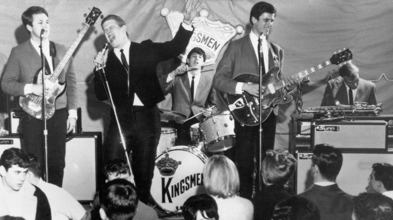 The Kingsmen performing 
