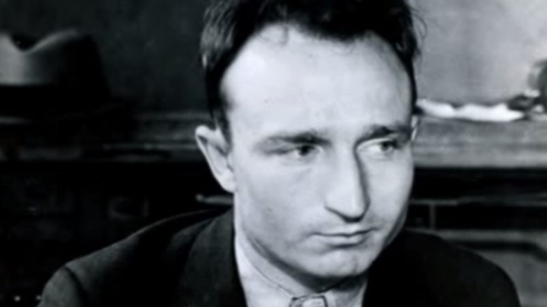 A black-and-white photo of gangster Alfred Brady
