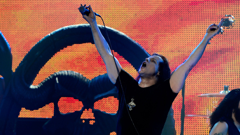 Glenn Danzig raising his arms