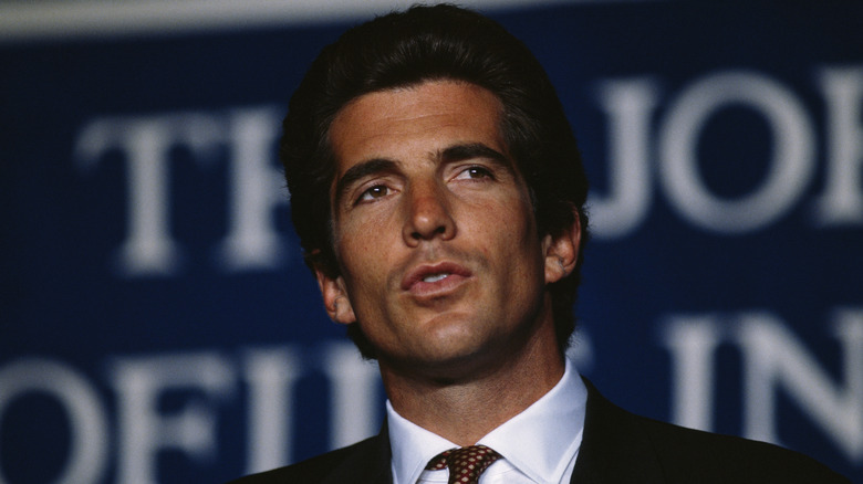 John F Kennedy Jr speaks