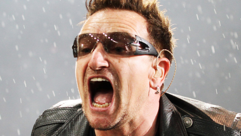 Bono and U2 in concert in 2010