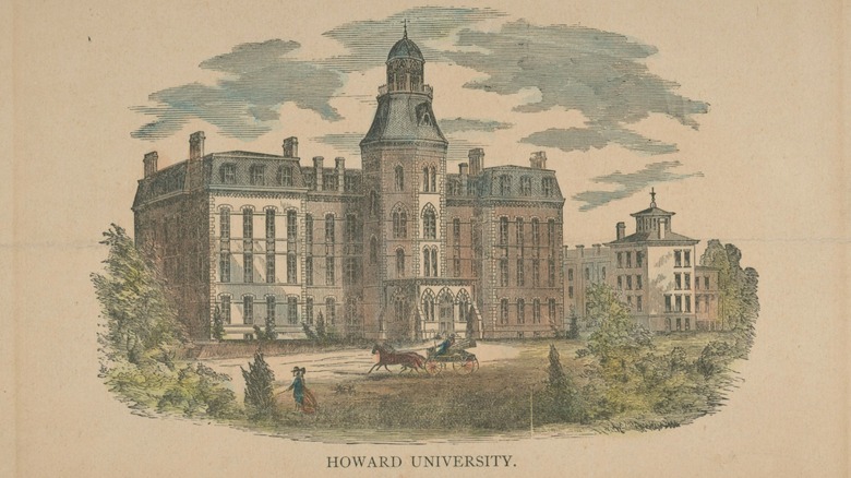 Etching of Howard University