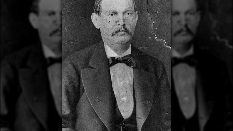 Image of Henry H. Bliss with mirrored border