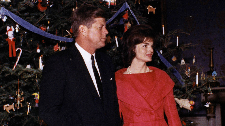 Jackie Kennedy at Christmas