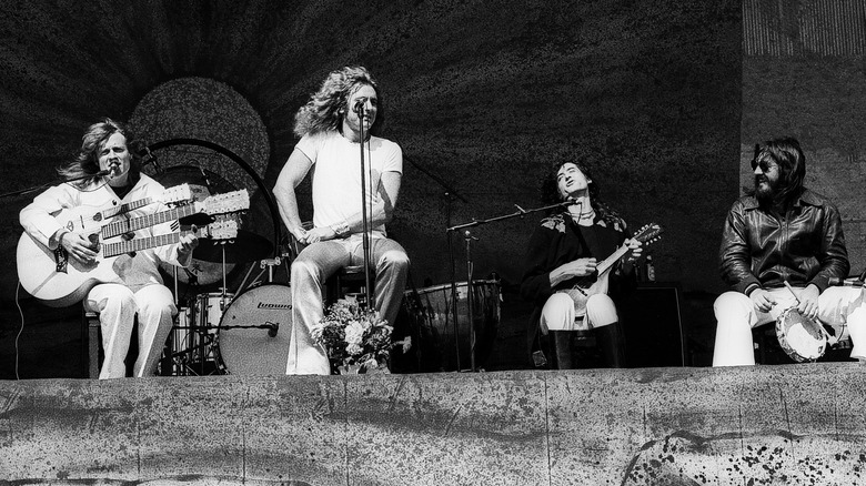 Led Zeppelin playing together