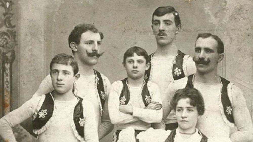 An early photo of the Wallendas