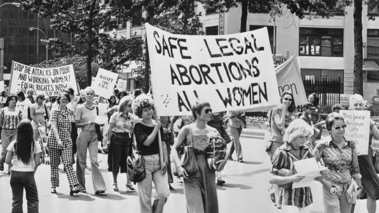 1970s female rights protest