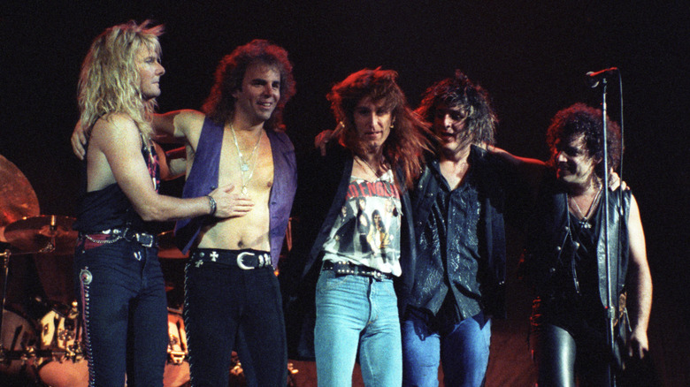 Bad English taking after concert bow in 1990