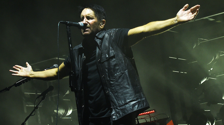 Trent Reznor performing live