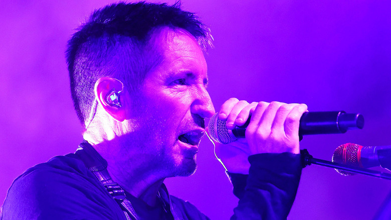 Trent Reznor performing live